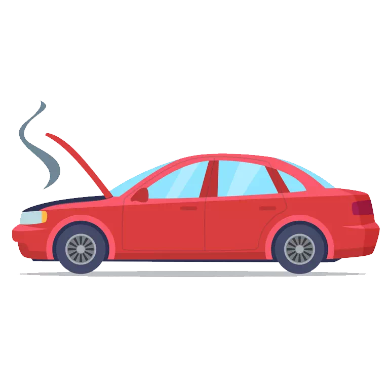 ikona czerwone auto